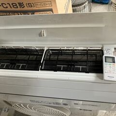 ①パナソニック ルームエアコン クーラー 冷房2.2kw 暖房2.2kw CS-228CFR-(W) CU-F228Cの画像
