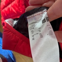 リユースのサカイ東金店　UNIQLO ウルトラライトダウンジャケット　赤　婦人XLサイズ　TJ16614の画像