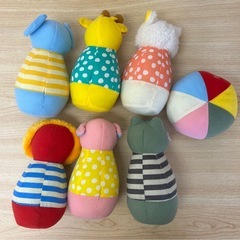 🐘アニマルボーリングセット🎳カラフル知育おもちゃ✨の画像