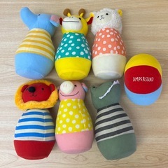 🐘アニマルボーリングセット🎳カラフル知育おもちゃ✨の画像
