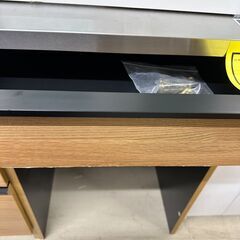 【ジャングルジャングル滋賀草津店】キッチンカウンター　ブラック×ナチュラル　J-251279の画像