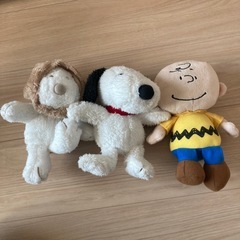 スヌーピー  フレンズ　ぬいぐるみ　３点セット