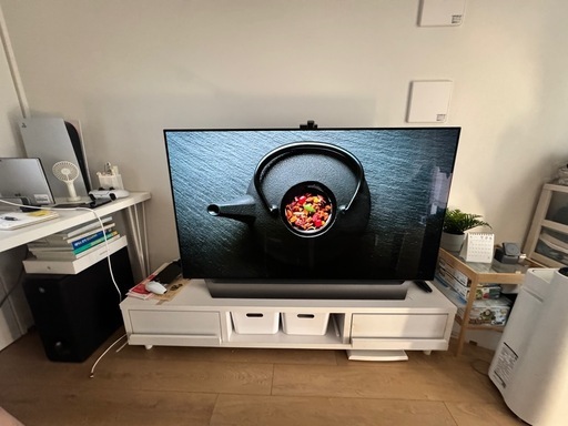 55インチ LG OLED テレビ（OLED55C8PJA）とヤマハサウンドバー 55インチ LG OLED テレビ（OLED55C8PJA）とYAMAHA サウンドバー YAS