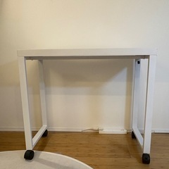 キャスターつきデスク(ホワイト)
の画像