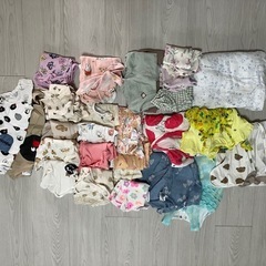 コンビ　ベビーカー　新生児〜90女の子洋服の画像