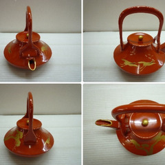 ☆▲　お屠蘇　屠蘇器　酒器　銚子　盃台　漆器　松　鶴　お正月　fの画像