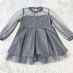 ドット柄ワンピース 90cmの画像