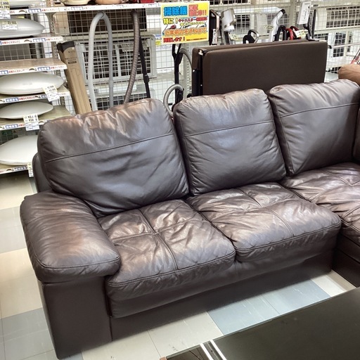 ?️春日市?️カウチソファ?️N IT O RI?️ニトリ?️オシャレ?️こげ茶?️定価199,900円?️No2228