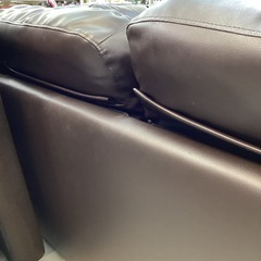 🛋️春日市🛋️カウチソファ🛋️N IT O RI🛋️ニトリ🛋️オシャレ🛋️こげ茶🛋️定価199,900円🛋️No2228の画像