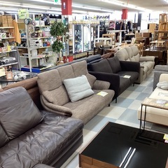 🛋️春日市🛋️カウチソファ🛋️N IT O RI🛋️ニトリ🛋️オシャレ🛋️こげ茶🛋️定価199,900円🛋️No2228の画像