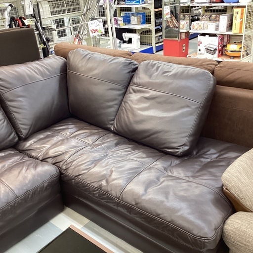 ?️春日市?️カウチソファ?️N IT O RI?️ニトリ?️オシャレ?️こげ茶?️定価199,900円?️No2228
