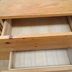 ★リユースのサカイつくば店★TK7661 良品計画 チェスト ナチュラル H83×D39×W55 クリーニング済みの画像