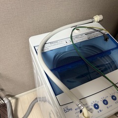 Haier 5.5kg 洗濯機 給水、排水ホース付の画像