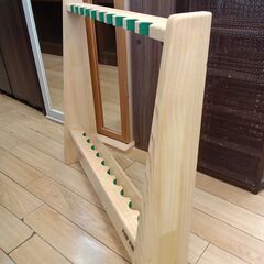 ★リユースのサカイつくば店★TK7663  ロッドスタンド ナチュラル H60×D14×W64 クリーニング済みの画像