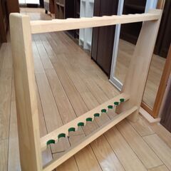 ★リユースのサカイつくば店★TK7663  ロッドスタンド ナチュラル H60×D14×W64 クリーニング済みの画像