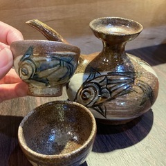 (19)やちむん、きゅうす、おちょこの画像