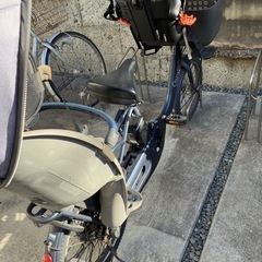 Panasonic ギュット　Gyutto ３人乗り電動自転車【レインカバー等備品付き！の画像