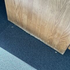 店頭引き渡し 中古 カウンターワゴン オーク キッチン収納 食器棚 家具の画像