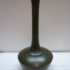 ☆▲花瓶　花器　花入れ　鉄製？　飾り　インテリア　2個セット　bの画像