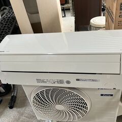 ②パナソニック ルームエアコン クーラー 冷房2.2kw 暖房2.2kw CS-228CFR-(W) CU-F228Cの画像