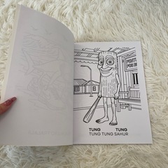 ブレインロット塗り絵（希望者のみおまけあり）の画像