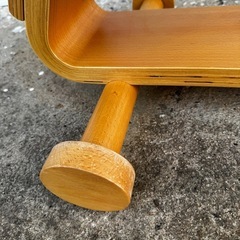 弘益　木製バランスチェア　ネイビー　の画像