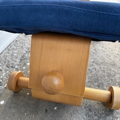 弘益　木製バランスチェア　ネイビー　の画像