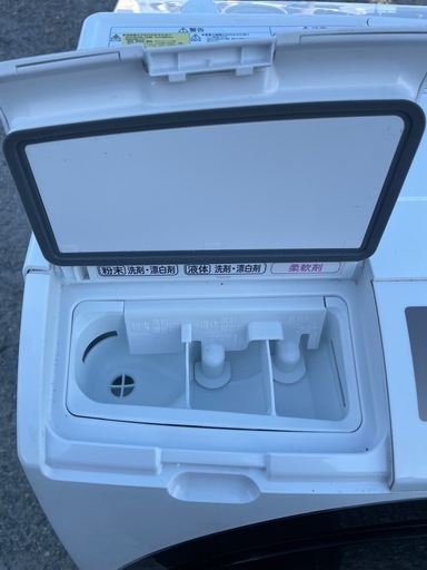 乾燥機能付き　洗濯10 乾燥6kg ドラム式洗濯機　22年製　HITACHI 