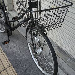 美品☆[SHIONO]Trinty.C(トリニティ)26吋ファミリーサイクル 変速なし/LEDオート/マットブラックの画像