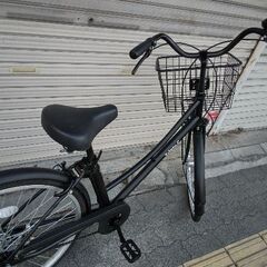 美品☆[SHIONO]Trinty.C(トリニティ)26吋ファミリーサイクル 変速なし/LEDオート/マットブラックの画像