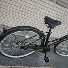 美品☆[SHIONO]Trinty.C(トリニティ)26吋ファミリーサイクル 変速なし/LEDオート/マットブラックの画像