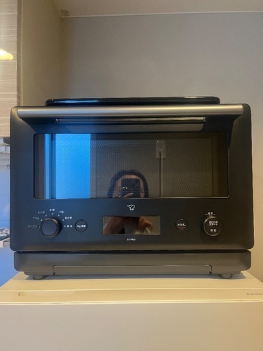ほぼ未使用⭐︎象印マホービン オーブンレンジ 23L スタンダードモデル 瞬速センシング 赤外線センサー シンプル機能 自動あたため 解凍 ブラック EU-FB23-BA
