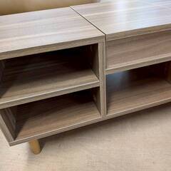 イーナ ドレッサーテーブル CHARME ナチュラル ローボードの画像