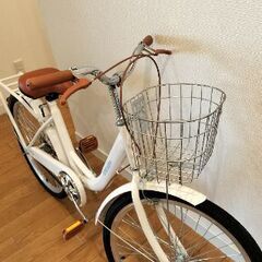 自転車　レディース　タイヤサイズ24インチの画像