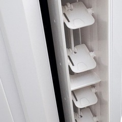 D63◇トヨトミ 窓用エアコン◇冷房専用◇主に5.5畳◇2020年製◇100V◇内部乾燥◇除湿◇ウインドエアコン◇TIW-A160Kの画像