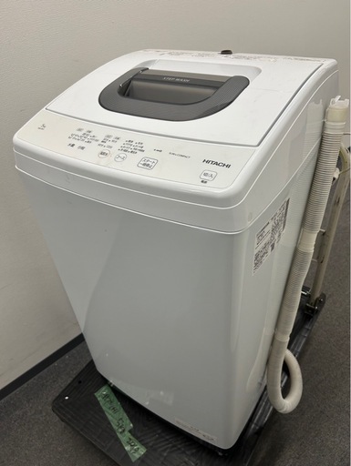 2024年製　美品★日立　全自動洗濯機　NW-50J 5キロ洗濯機