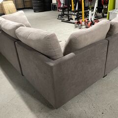 【極美品】スイートデコレーション L字ソファー グレー系 3分割可能 幅約160×245cm 人気 早い者勝ち 引取歓迎 配送OKの画像