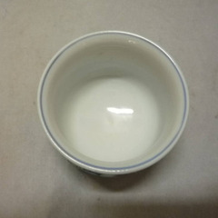 ☆▲清水焼　利昇窯　ぐい飲み　盃　花絵　共箱　eの画像