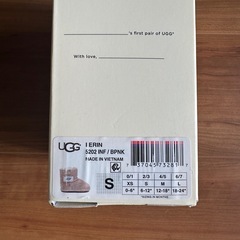 UGG アグ 　ベビーブーティ ピンク　Sサイズの画像