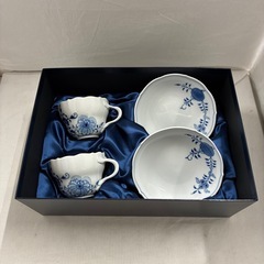 【ジャングル守口店】マイセン ブルーオニオン ペアコーヒーC&Sの画像