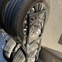 新車外し【純正タイヤ】トヨタVOXY90系　16インチの画像