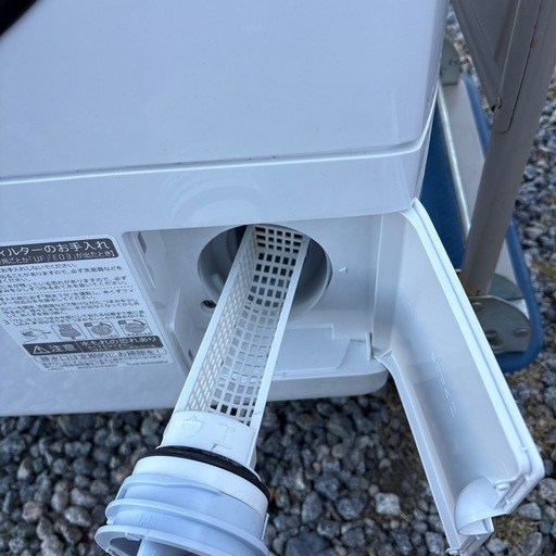SHARP  ドラム式洗濯乾燥機 プラズマクラスター コンパクトタイプ 自動お掃除 洗濯7kg/乾燥3.5kg 左開き ES-S7H-WL 2023年製