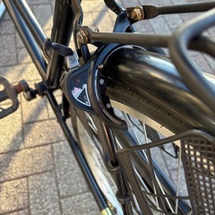 【整備品】26インチ自転車　ブラック  ￥7000の画像