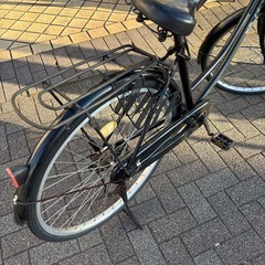 【整備品】26インチ自転車　ブラック  ￥7000の画像