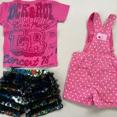 BABYDOLLサロペット、ラブレボ、バナバナの画像