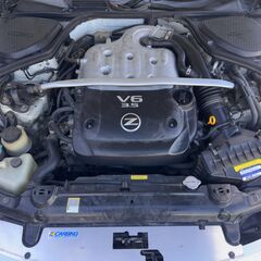 ローンは毎月16,700円～　日産　フェアレディZ　バージョンＳＴ　ＮＩＳＭＯ仕様 ＲＡＹＳＶｅｒ．ＮＩＳＭＯアルミ☆ＮＩＳＭＯマフラー 触媒 エアクリ ウイング Ｆバンパー☆ダウンサス 後期Ｈライト・ボンネット ブレンボキャリパー☆社外リアバンパー・サイドスカートの画像