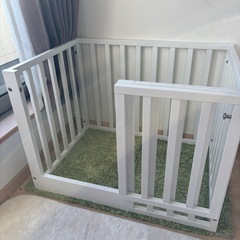 新品）木製　ペットゲージの画像