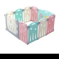 WEIMALL ベビーサークル 扉付き ドアロック 折りたたみの画像