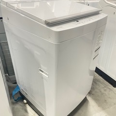 北九州市内配送無料　保証付き 東芝全自動洗濯機 ピュアホワイト AW-10M7 [洗濯10.0kg /簡易乾燥(送風機能) /上開き]の画像