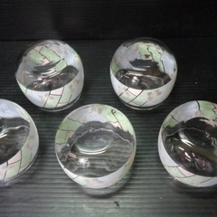 ☆▲FASHION　GLASS　FA-6023　タンブラー付き冷茶セット　冷茶グラス　冷茶セット　ガラス　食器　コップ　グラス　かわいい　gの画像